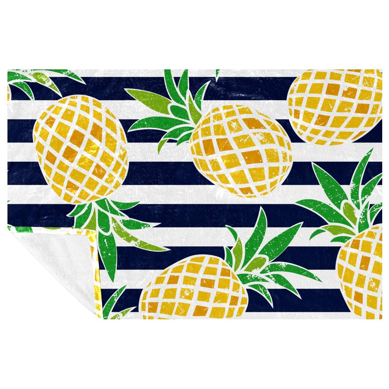 Plaid plage et pique-nique couverture motifs ananas de lit