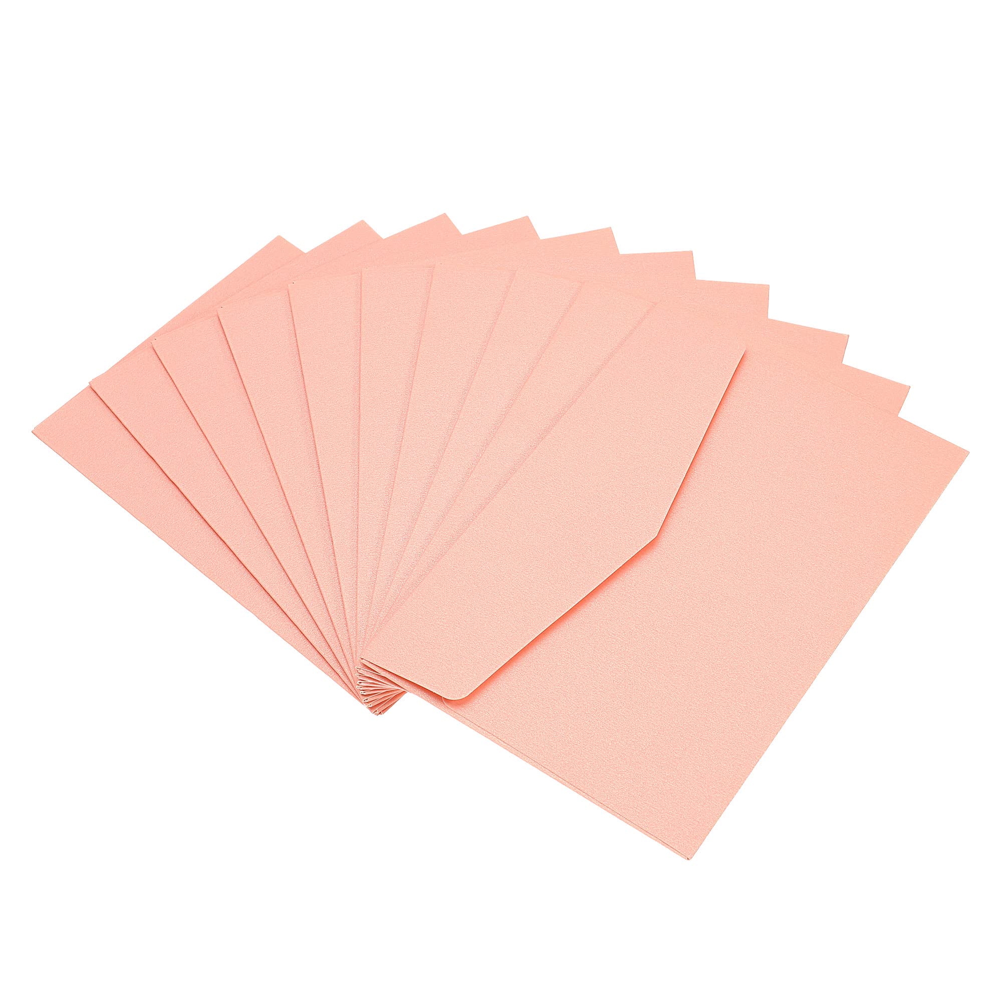 PATIKIL Invitations Envelopes, 10 Pack Colorful Blank Cards for Birthdays Wedding Pink