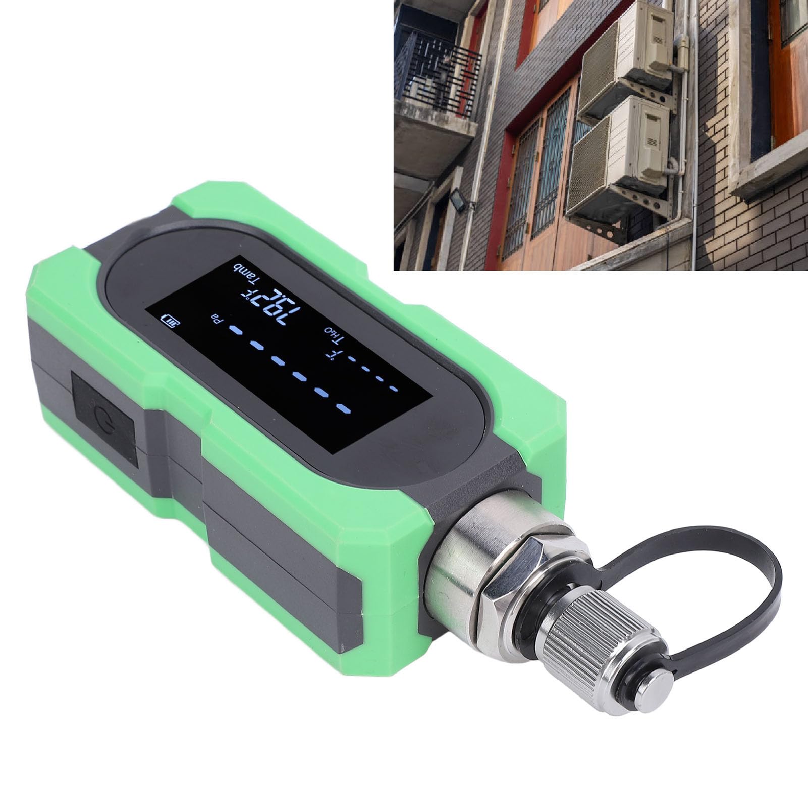 Instrumento de Conjunto de Medidores Electrónicos Portátiles de Evaluador de HVAC de Vacío Digital HVAC