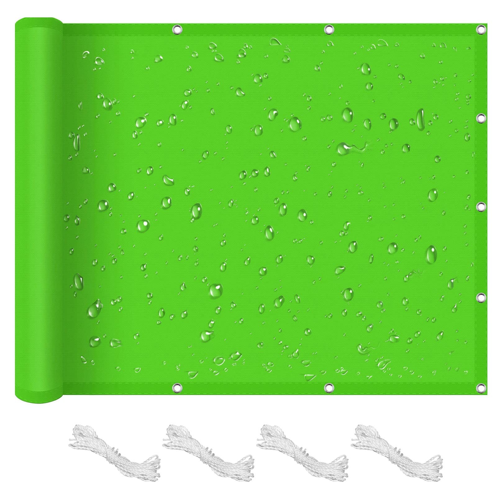 Voile ombrage imperméable rectangulaire 6x6 bache toile solaire extérieure
