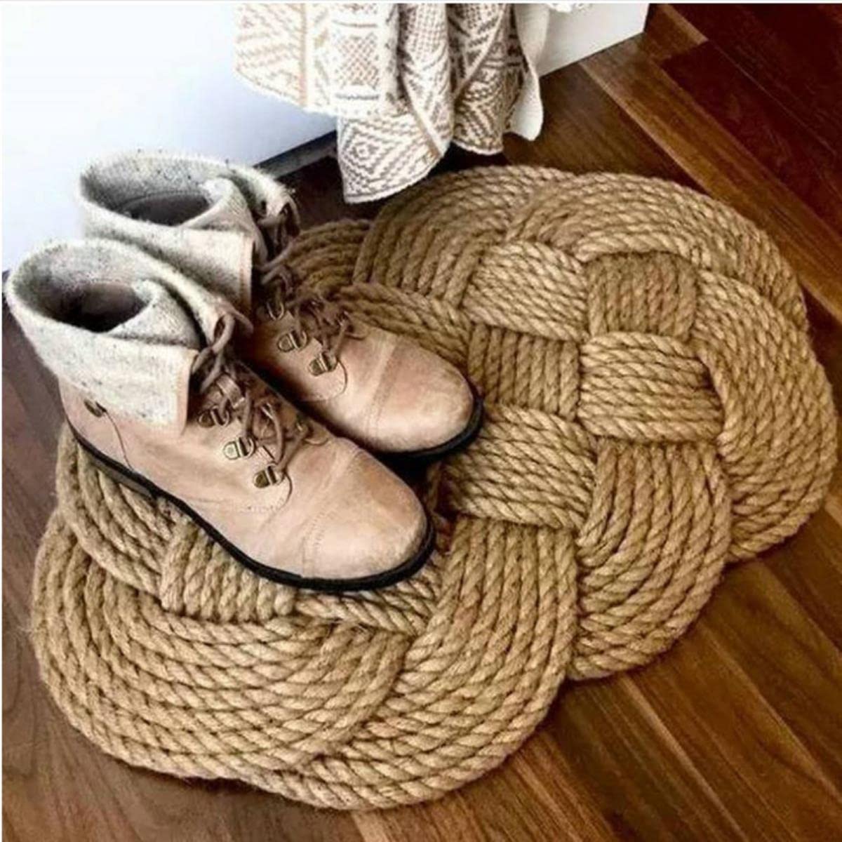10mm 10-50m Jute Cordes Ficelle Corde De Chanvre Naturel DIY Nordic Home Decor Chat Pet Scratch-20M