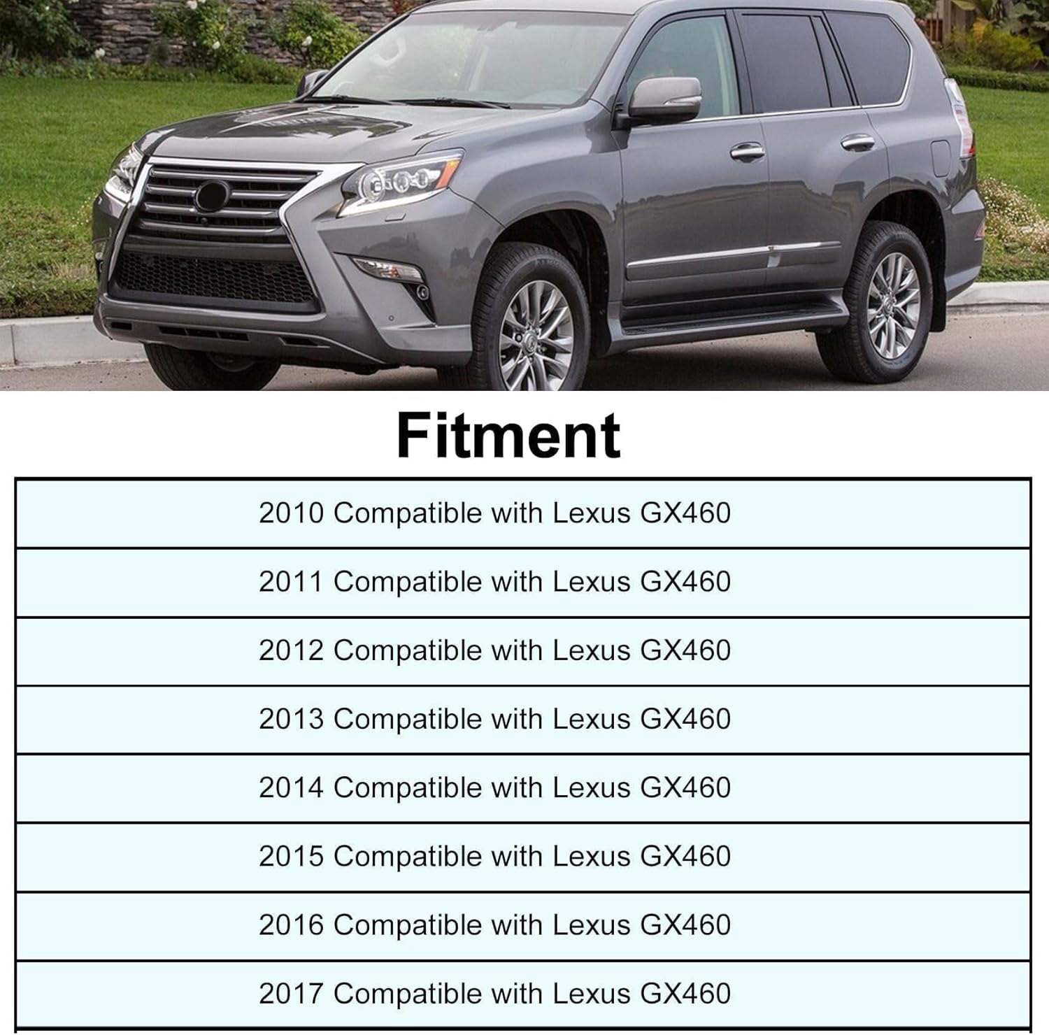 FZJDSD Ecru Tan Passenger Side Bottom Perforated Leather Seat Cover Compatible with Lexus GX460 2010 2011 2012 2013 2014 2015 2016 2017