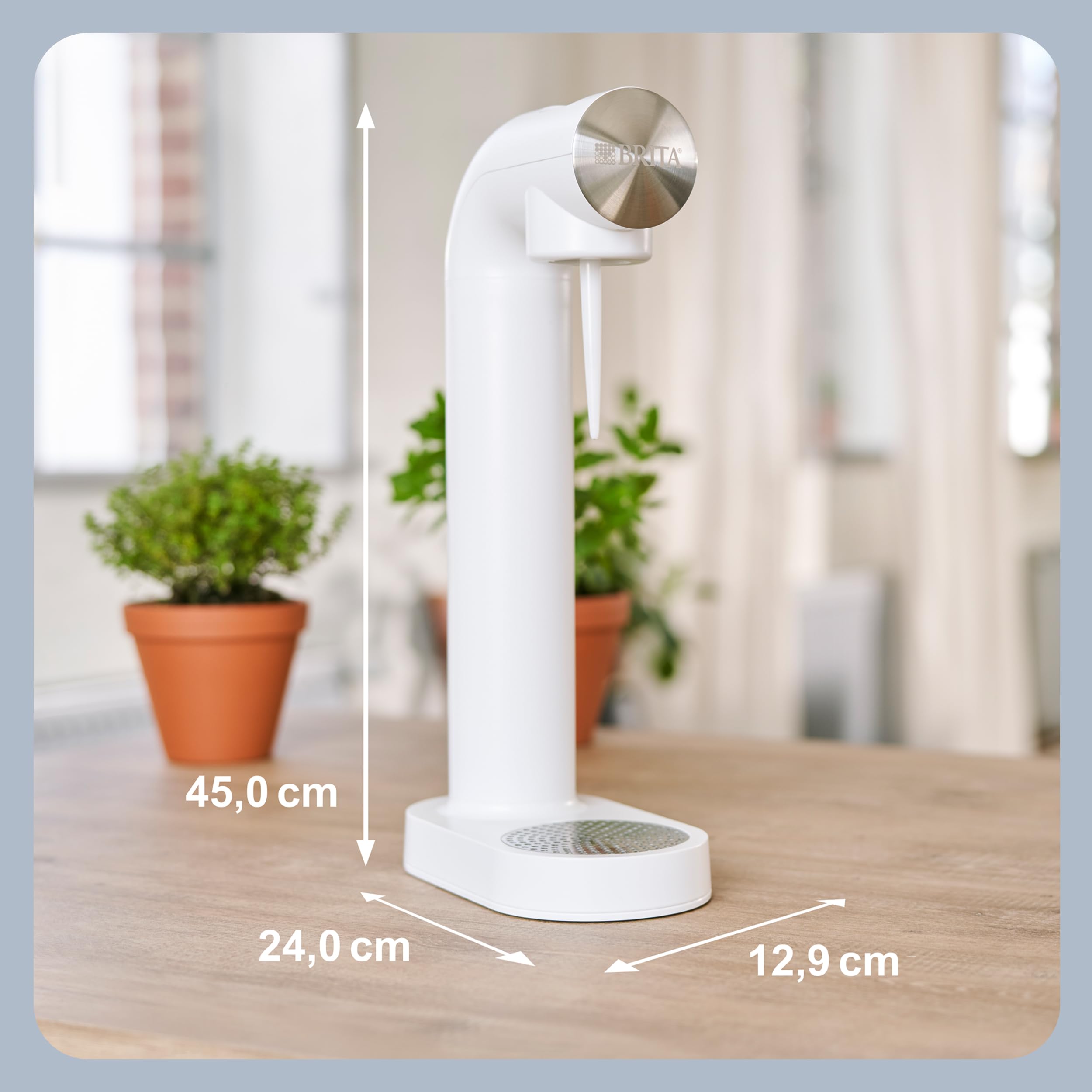 BRITA Flaschen 2er-Pack für Wassersprudler sodaONE | 2X 1 Liter