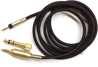 future win 1.2m/1.5m Replacement Audio upgrade Cable For Audio Technica ATH-M50x ATH-M40x Headphones (2.5m)
