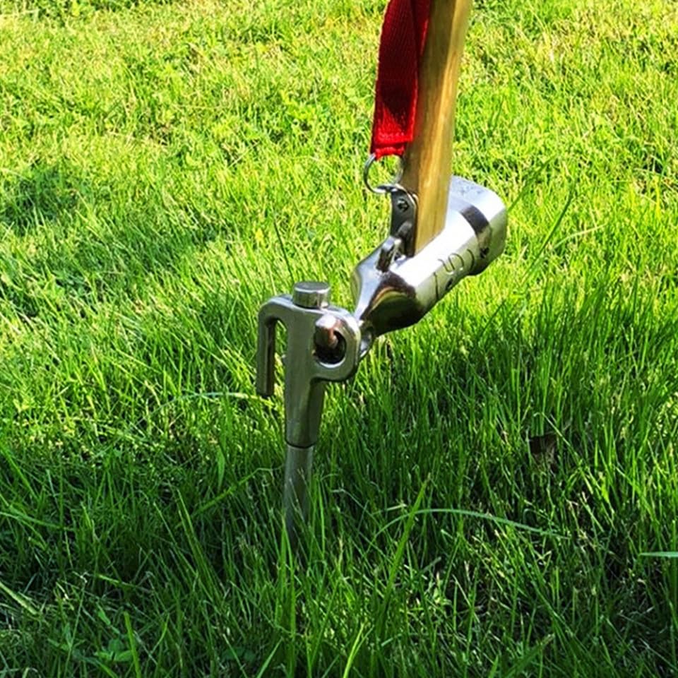 Estacas de camping PRETYZOOM de acero inoxidable para tiendas 8