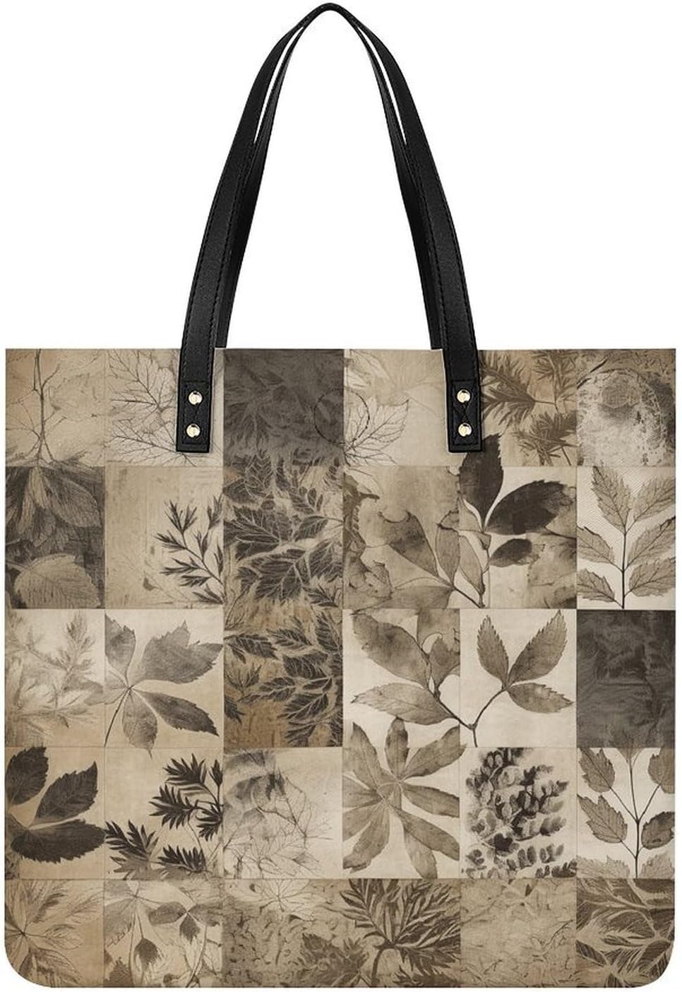 Brown And Gray Handbags Large Capacity, Tote Bag Stylish Slouchy, Shoulder Bags for Work Beach Travel And Shopping Grocery.