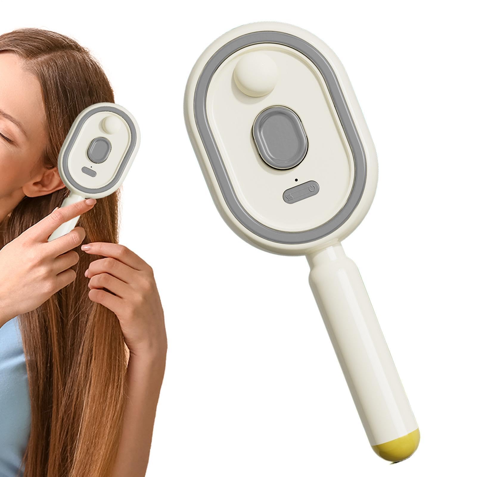 Wet Hair Brushes Vibration Comb Brushing Tool Electric Hair Straightener With Spray & Red Light Or Women Girls Home Spa Cleaning Grooming Styling Detangling