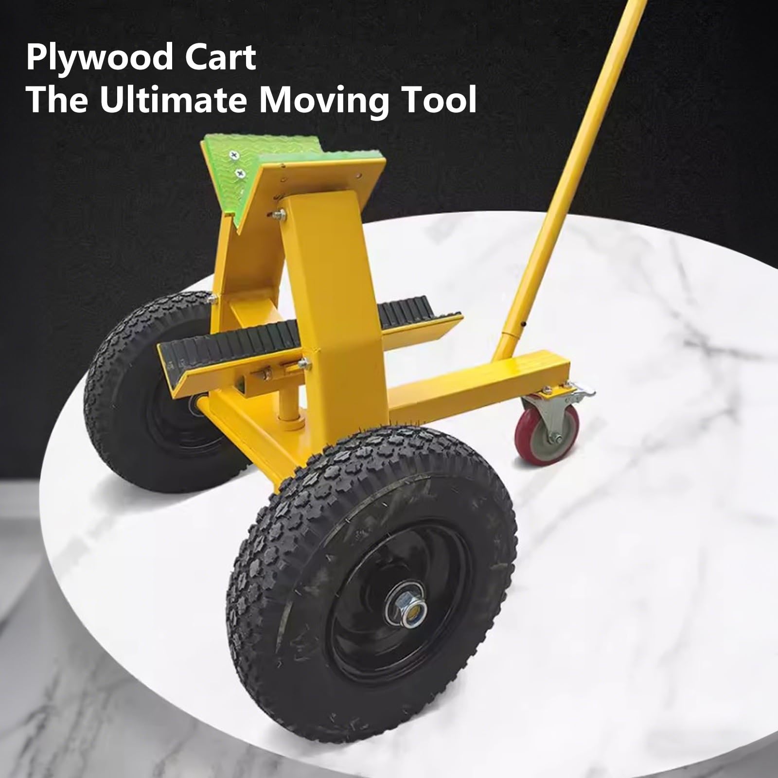 Carrello per Movimentazione di Lastre di Marmo per Impieghi Gravosi, Carrello per Pannelli in Pietra, Carrello di Trasporto con Ruote, Capacità di Carico 880lb/400kg