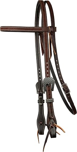 Professional's Choice Chocolate Roughout Headstall | Available in One-Ear & Browband