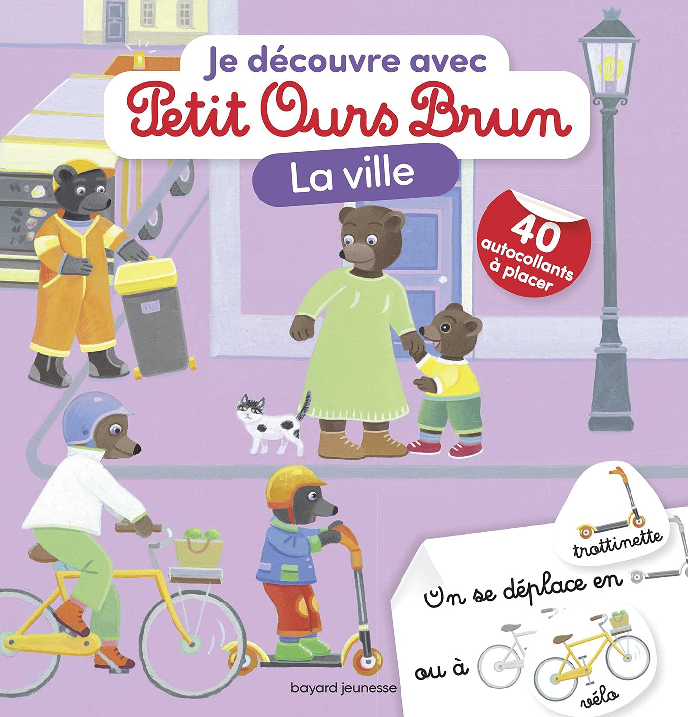 Je découvre la ville avec Petit Ours Brun - Premiers autocollants - Dès 3 ans: Avec 40 autocollants à placer