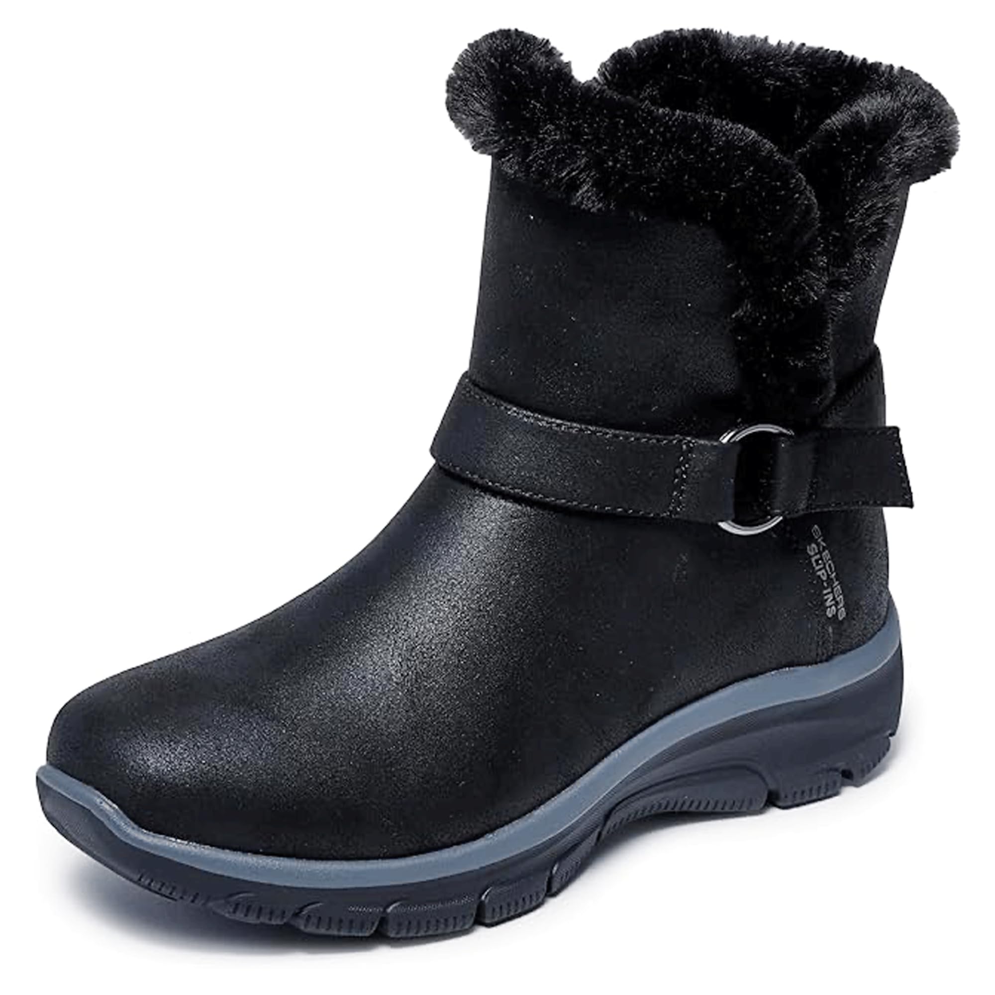 Skechers Women's Black Dreamers Move Slip  Boots - Size 3