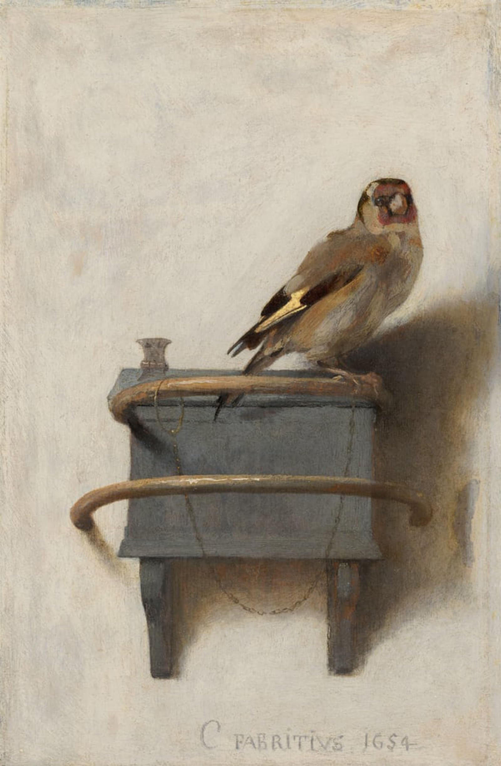 POSTERIIk Vintage Print Pop Art Landscape Artwork the Goldfinch by Carel Fabritius Art Prints for Office Home Decor 60x90cm