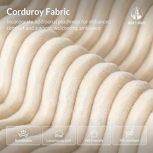 Miniatura 5 de HERA'S HOUSE Juego de sofás seccionales modulares de 3 piezas, juego de sofá de gran tamaño con sofás de dos plazas y sillón, cómodos sofás nube con