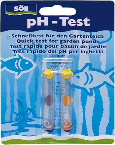Söll 80501 pH-Schnelltest - Wasseranalyse Test zur Messung des pH-Werts für Aqua