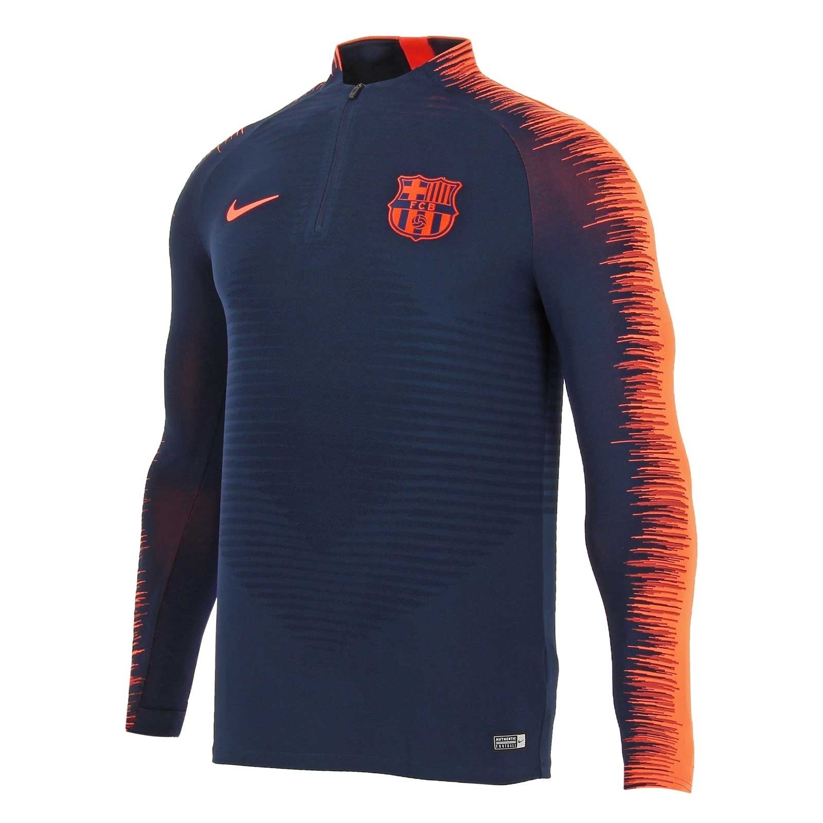 NIKE FC Barcelona VaporKnit Strike Drill Top Size X-Large Obsidian 