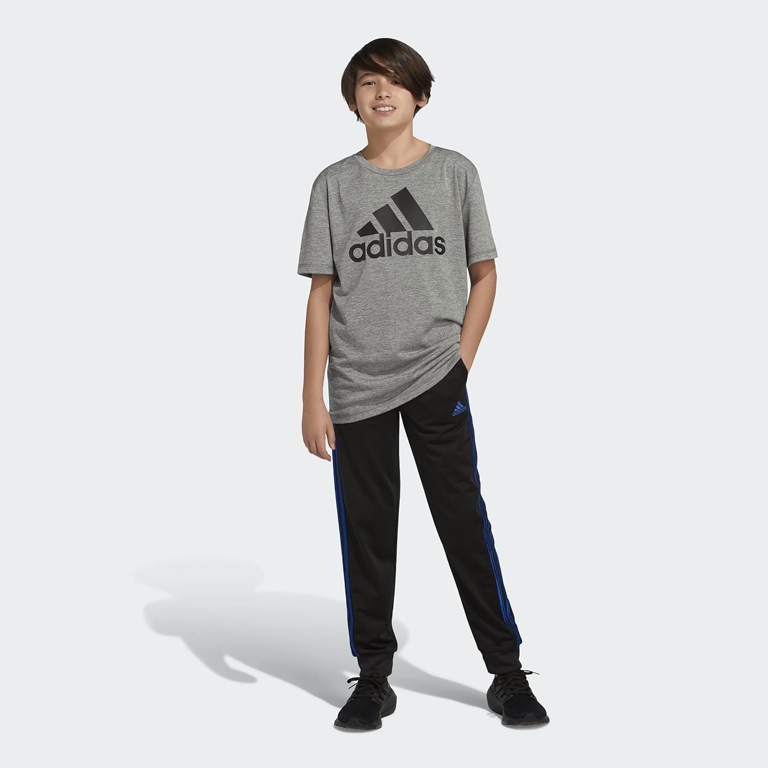 Adidas Boys' Iconic Tricot Jogger Pants - Image 2