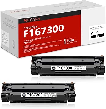 F167300 خرطوشة الحبر الأسود 2-حزمة - NUC متوافق F167300 خرطوشة الحبر استبدال لطابعة كانون F167300