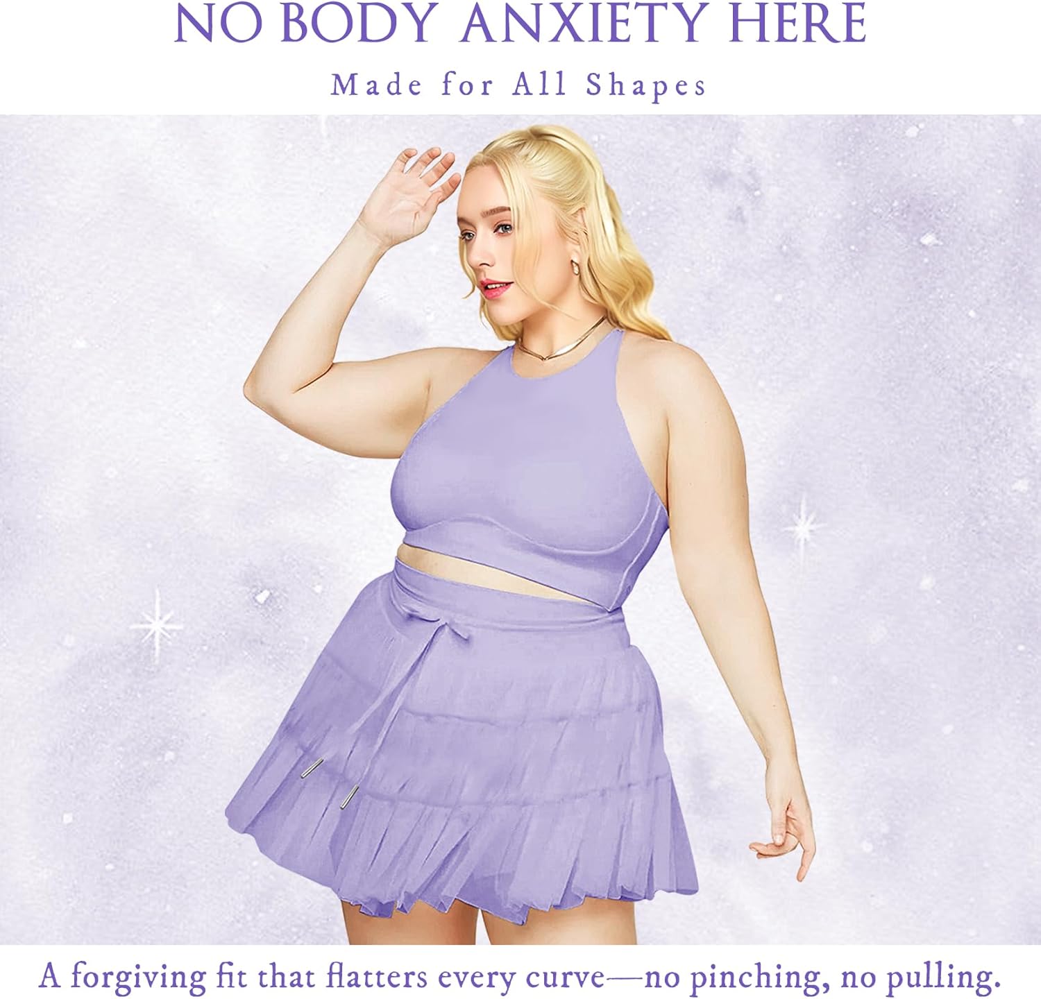 Women's Athletic Pleated Skort with Pockets - High Waisted Tennis Skirt with Built-in Shorts for Golf, Running & Casual Wear