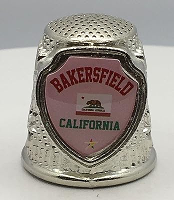 646 Bakersfield (California) City Collectible Souvenir Thimble