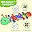 KMUYSL Baby Toys 0-6 6-12 Months, Sensory Music Animal Stuffed Toy for 0 1 2 3 4 5 6+ Months, Plush Toy with Crinkle and Rattles for Infant Newborn, Tummy Time Toys Gifts for 0-3-6-12 Month