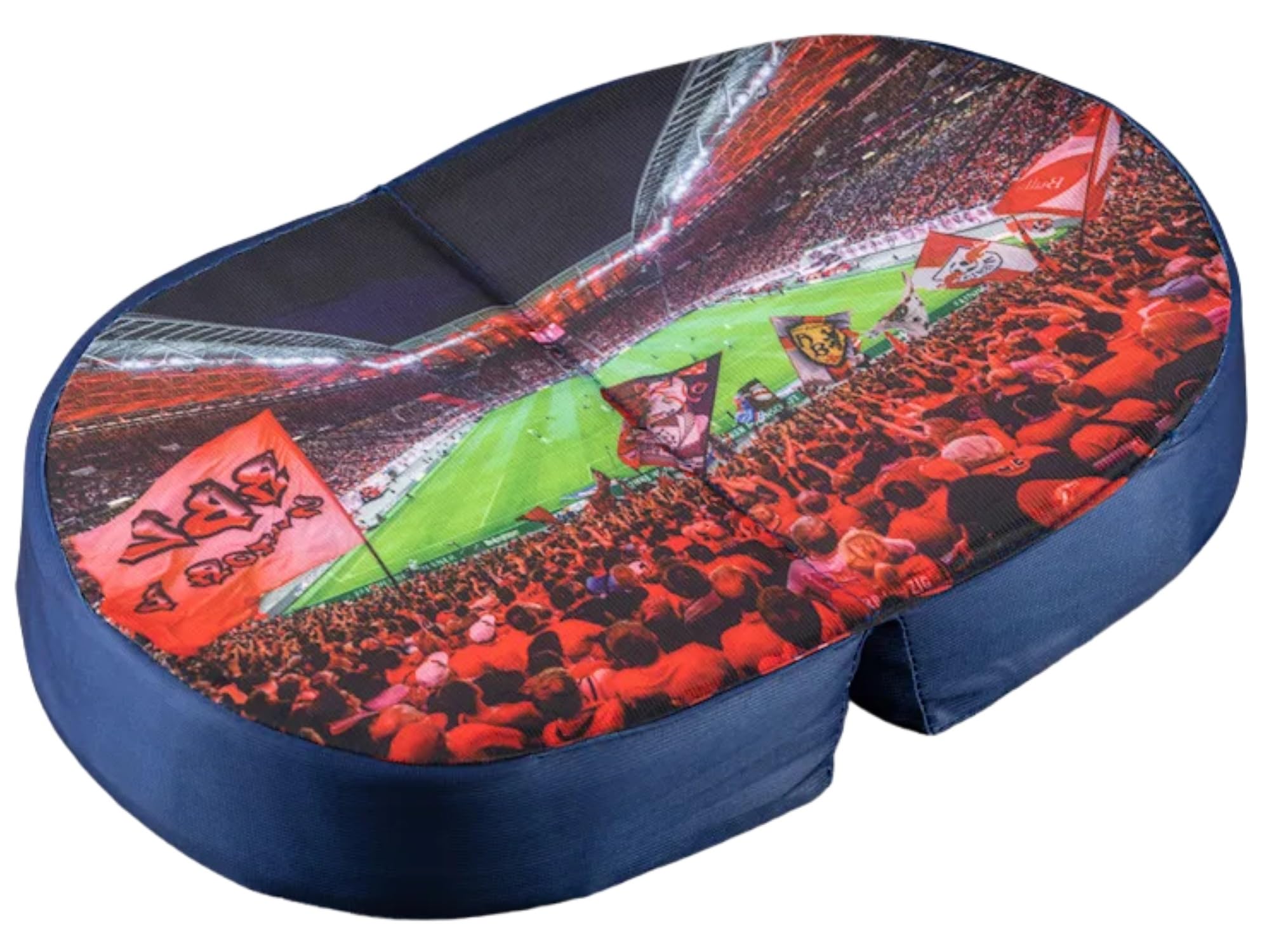RB Leipzig Klappsitzkissen blau Sitzkissen Kissen | Stadionkissen RBL - Plus Lesezeichen Wir lieben Fußball