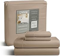 Vista 71 de Juego de sábanas 100% de algodón egipcio, tamaño Queen, juego de sábanas de bolsillo profundo, sábanas de algodón de 800 hilos, naturalmente