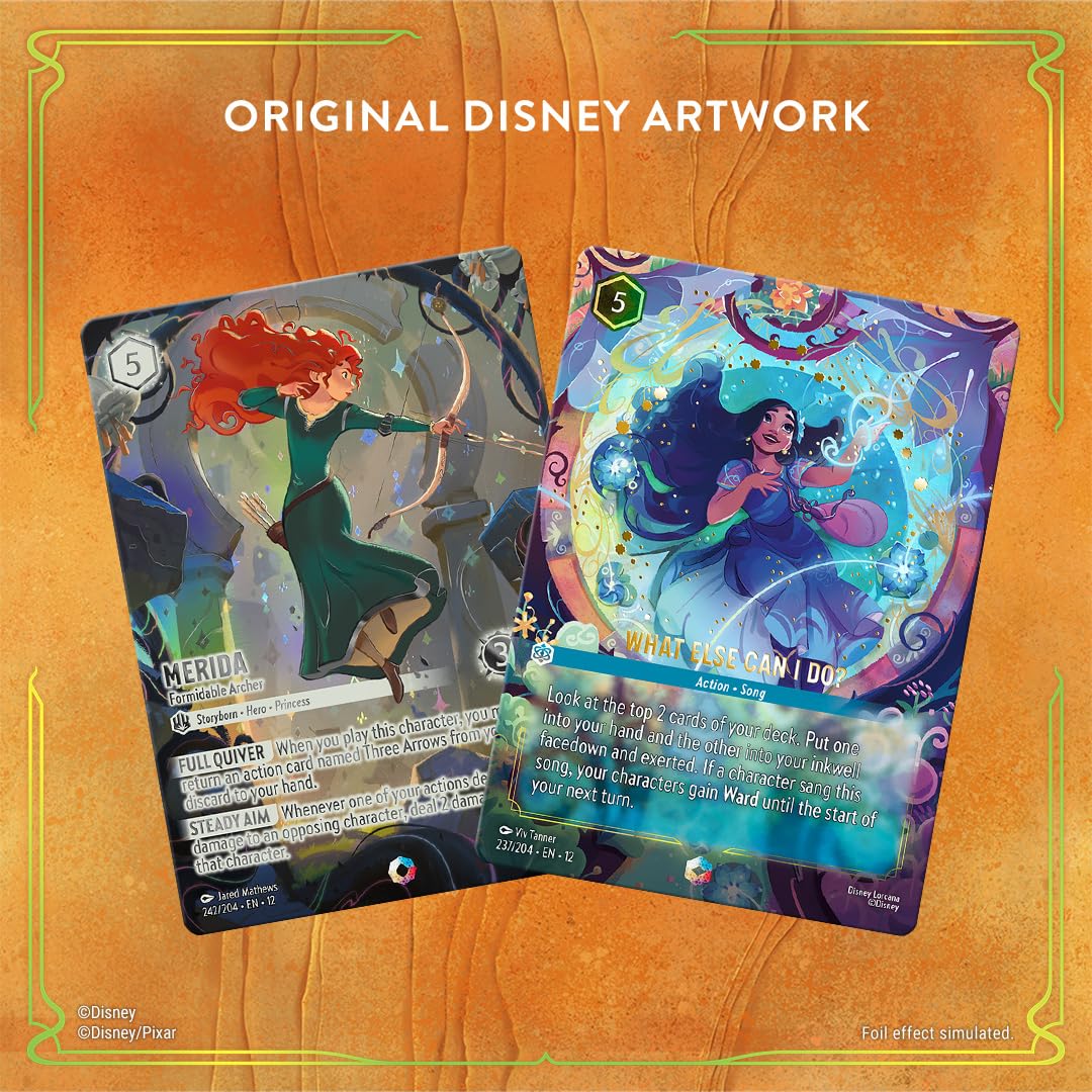 Amazon.com: Ravensburger Disney Lorcana TCG: Wilds Unknown Illumineer's  Trove for Ages 8 and Up - Secure Card Storage - Includes 8 Booster Packs,  Damage Counter Dice, Card Dividers