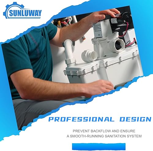 Miniatura 2 de Paquete de 4 válvulas DB de 1-1/2 pulgadas, kit de válvula de pico de pato negro de repuesto para Dometic 385310076 compatible con generadores de