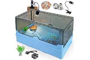 Turtle Habitat Tank Kit: Versatile and Water-Enthusiast Haven for Turtles