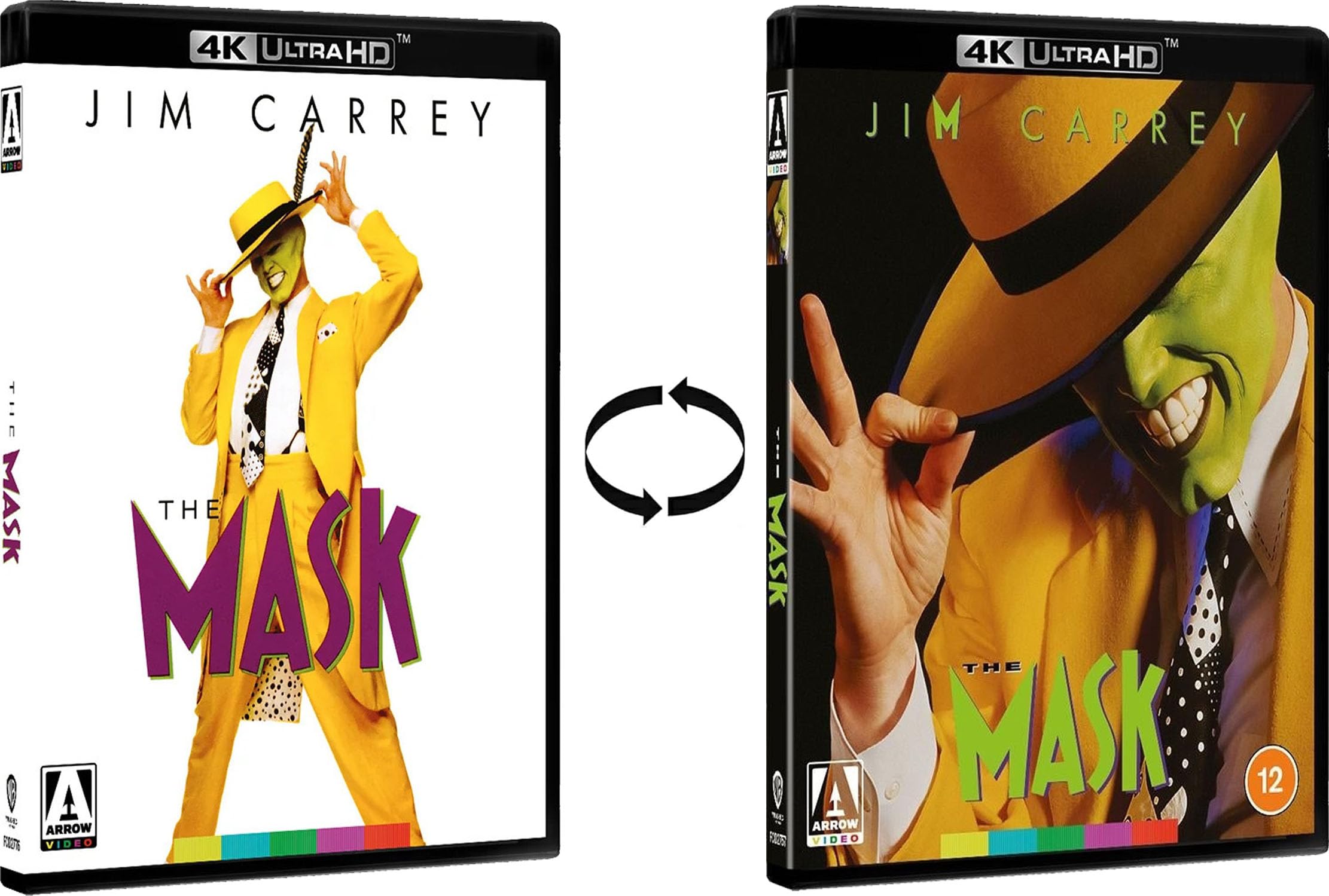 The Mask (Special Edition / Reversible cover / with Jim Carrey) [1994] [4K Ultra HD] [Region Free]