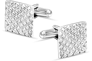 925 Sterling Silver Diamond Cufflinks: A Sophisticated Touch of Luxe