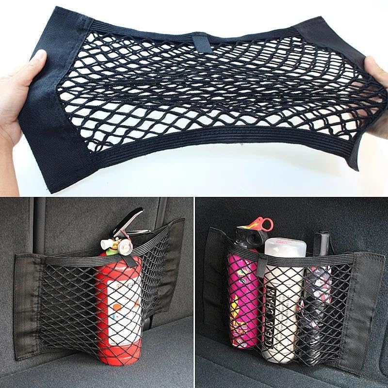 Filets de rangement pour voiture élastiques 50x25 cm - 3
