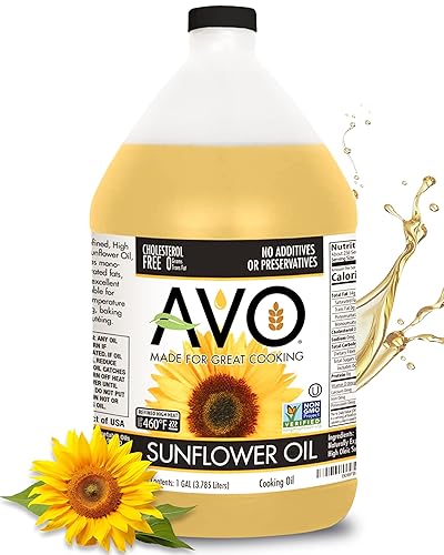 Miniatura 1 de AVO - Aceite de girasol alto oleico para cocina general 1 galón