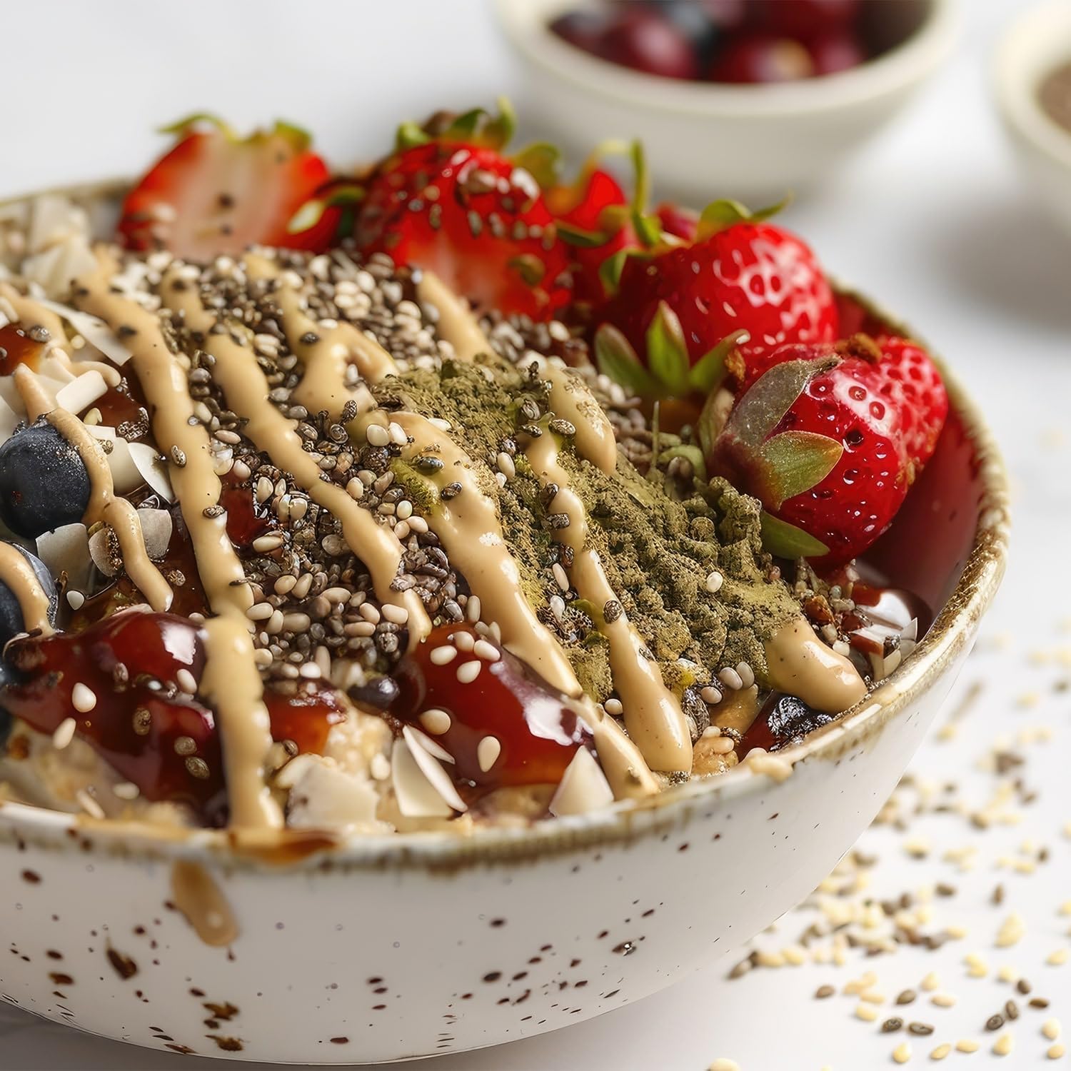 BIOASIA Crema de cacahuete ecológica – Peanut Butter – hecha con 100 % cacahuetes tostados, cremosa, sin aditivos, en tarro de cristal, vegana y sin gluten, 500 g - 4