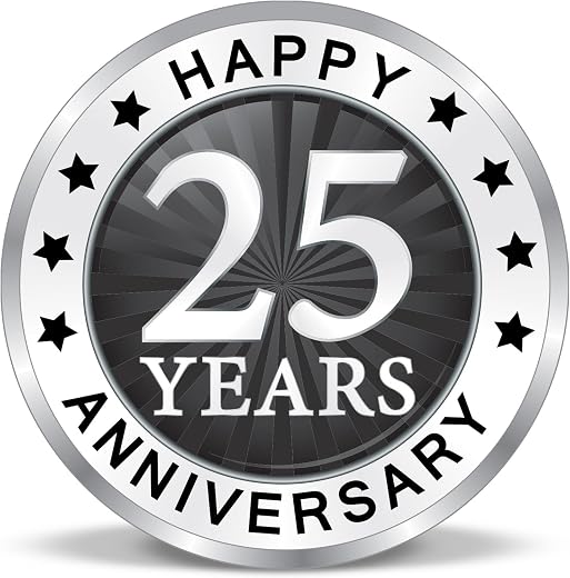 ACPL Precious Moments Happy 25th (Silver Jubilee) Anniversary Champagne Design BIS Hallmarked Silver Coin 999 Pure availab...