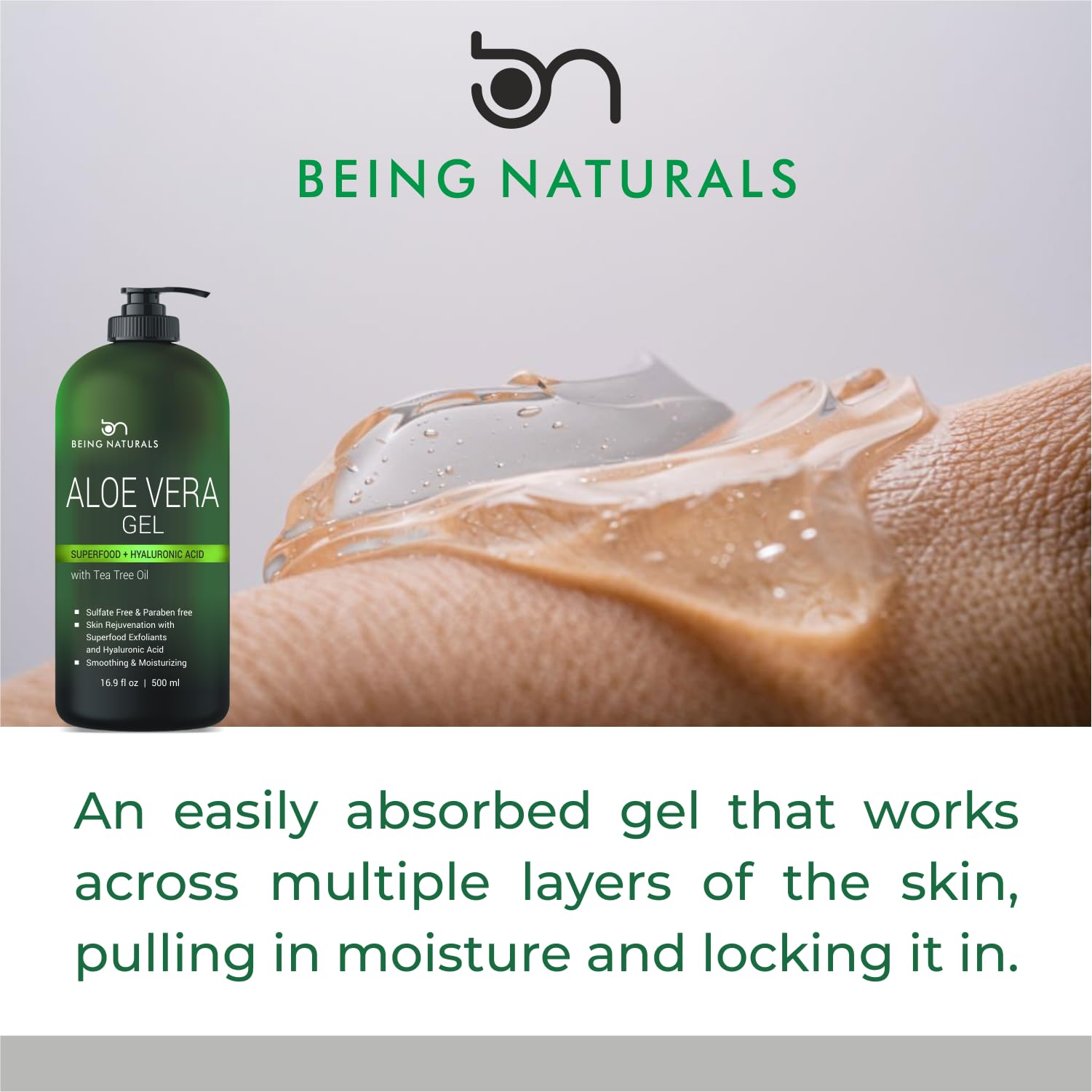aloe vera gel körper ALOE VERA GEL BIO – Soena Naturals main image 0