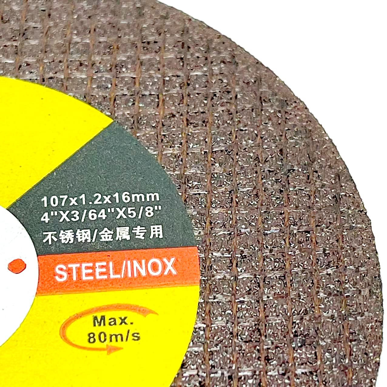 107 mm, 5-pak metalowa tarcza tnąca szlifierka kątowa tarcza szlifierska ze stali nierdzewnej tarcza tnąca ostrze żywica podwójna siatka ultracienki element polerski, zielony