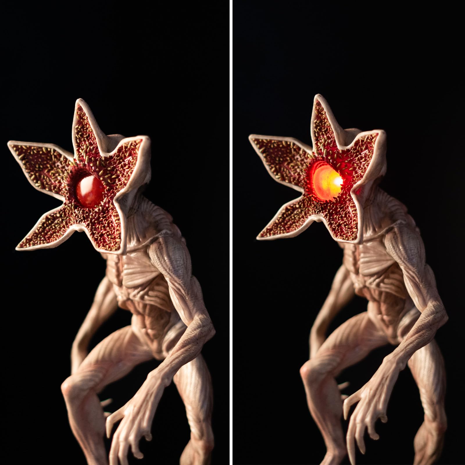 Grupo Erik LED Lampe Stranger Things Demogorgon Licht Deko - Stimmungslicht Schreibtisch 15 x 34 x 19 cm - Nachttischlampe Kinder und Erwachsene Zubehör - Offizieller Stranger Things Merch Fanartikel | Stranger Things Raumdekoration, offizielles Netflix-M