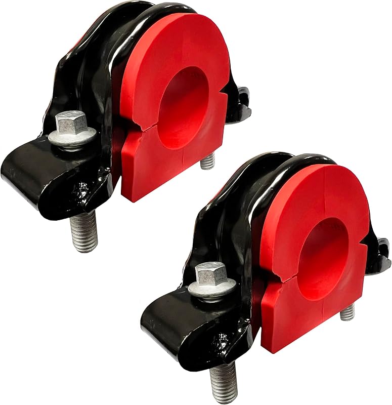 Kit de suportes e buchas da barra estabilizadora dianteira Suspension Dudes CODE RED para GM 36 mm – 4 peças