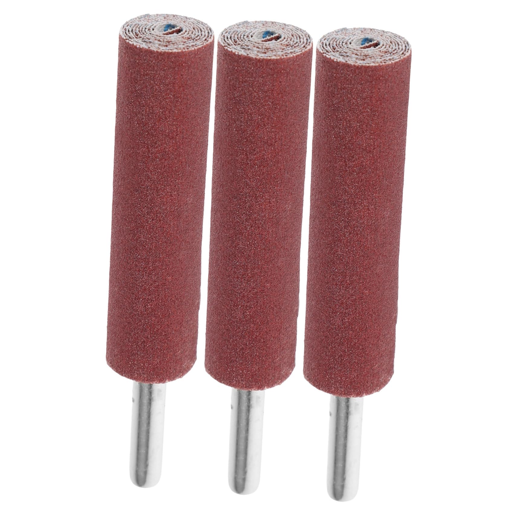 Cabilock Drill Flap Wheel Sandpaper 3pcs Sanding Drum Kit 240 Grit Sandpaper Rolls