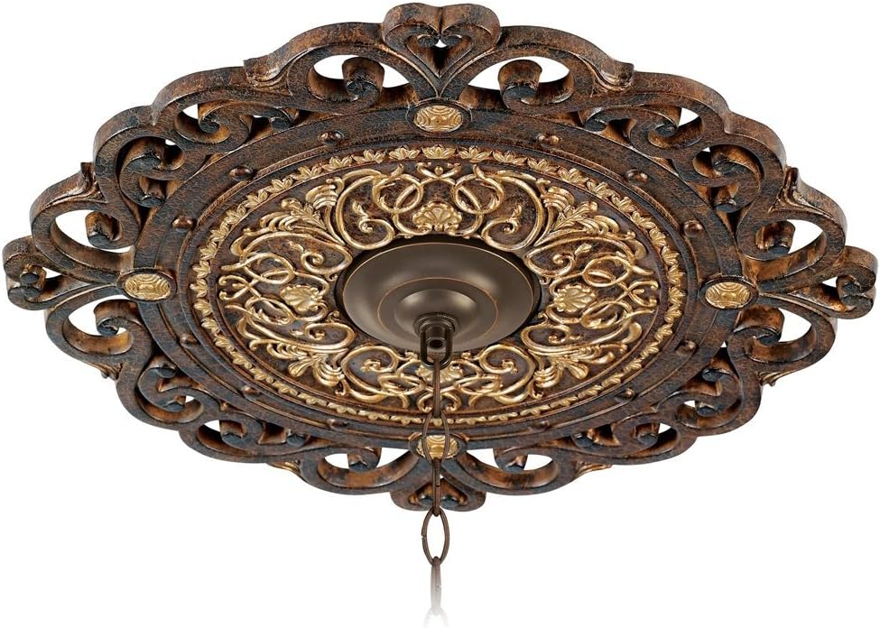 Metropolitan N5231-355, 24" x 1" Thick, Golden Bronze