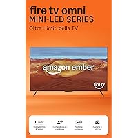 Amazon Ember Serie Omni Mini-LED da 65" con Fire TV, smart TV QLED 4K UHD