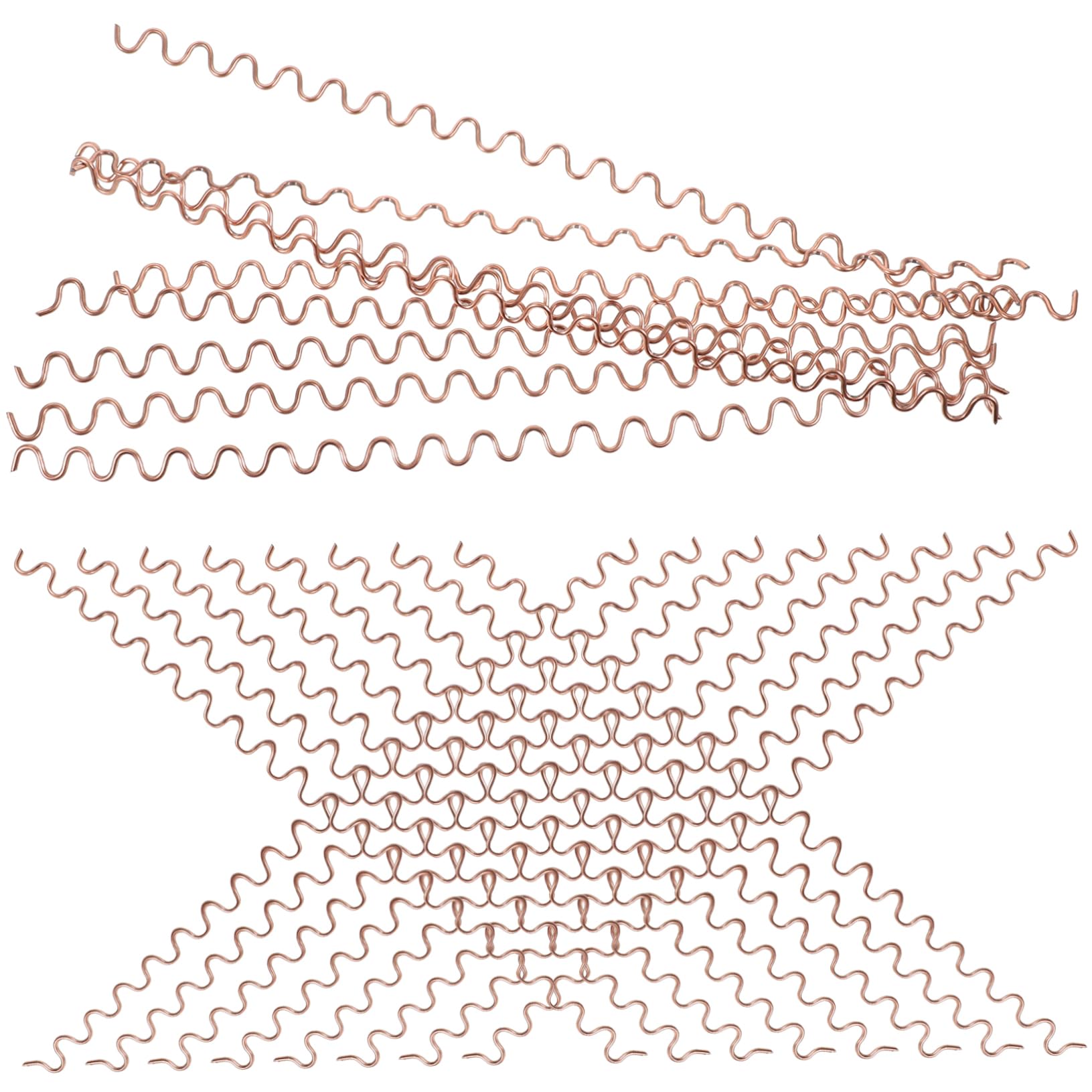 FUNOMOCYA 25Pcs Car Body Denting Welding Wire Durable Wave Wire for Auto Body Repair Easy to Use Dent Fix Wire for Bumper Repair Essential Tool for Mechanics and Enthusiasts