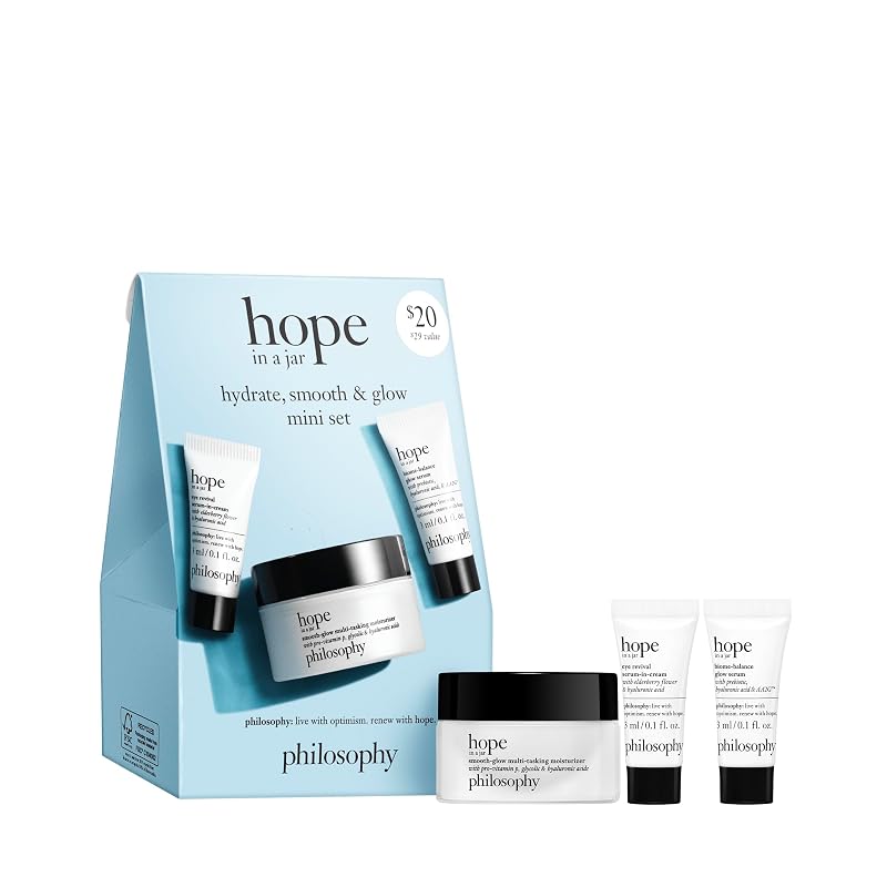 philosophy hope in a jar conjunto mini de cuidados da pele
