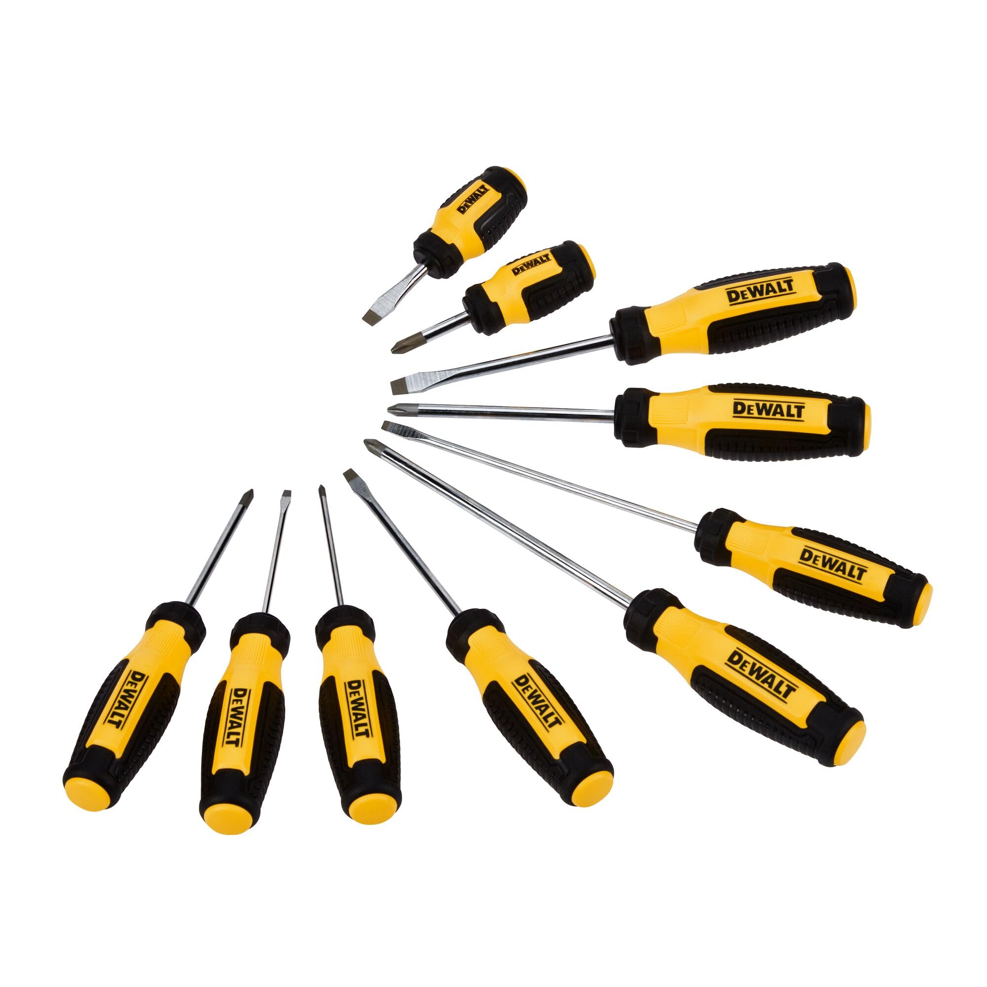 DEWALT DWHT65201 - Set di 10 cacciaviti a barra fissa