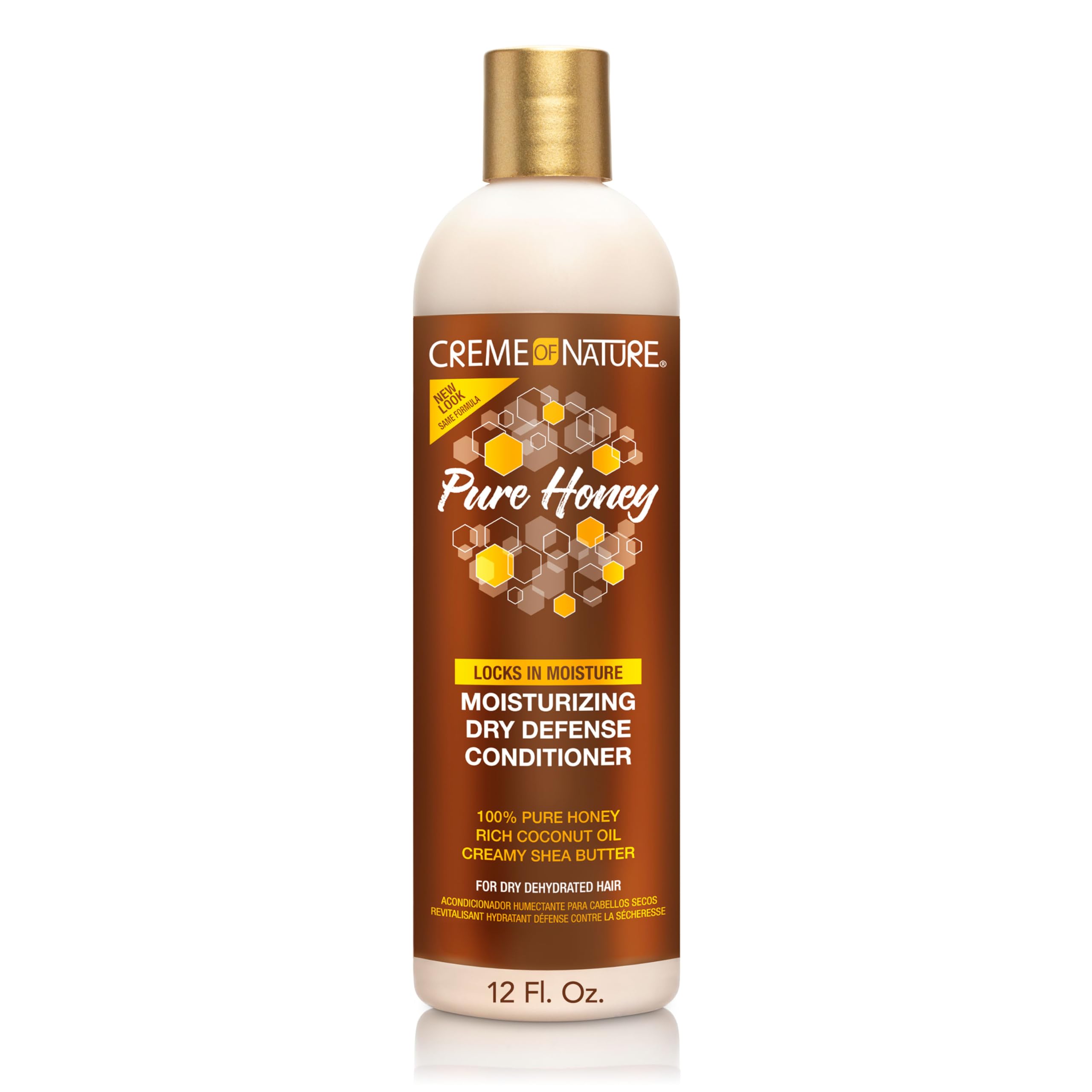 Creme Of Nature Pure Honey Moisturizing Dry Defense Conditioner Dehydrated Hair