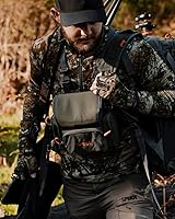 Vista 6 de SPIKA Binocular Arnés Pecho Pack, Bino Case con Telémetro Impermeable Bolsa para Caza