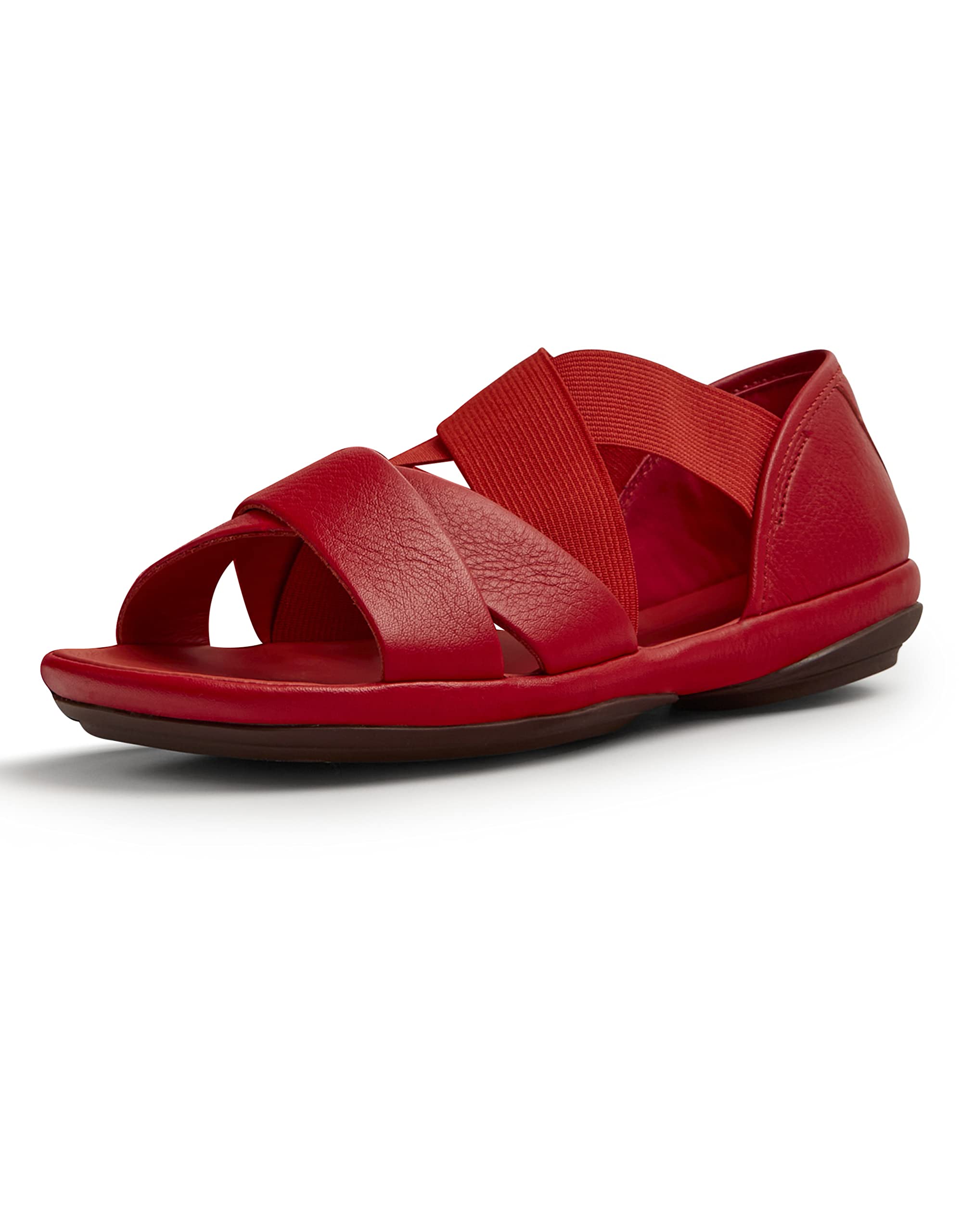 Camper K201367 Right Nina, X-strap sandal, Bright Red,