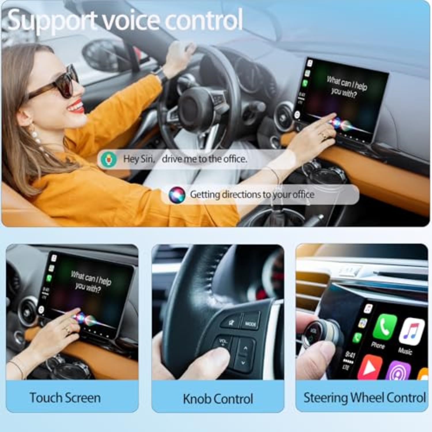 Adaptador CarPlay e Android Auto Sem Fio 2 em 1 | Conversor USB Plug & Play para Multimídia Original | Conexão Automática Rápida 5GHz