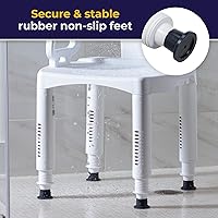 Vista 7 de Silla de ducha Drive Medical de serie Premium con respaldo y brazos